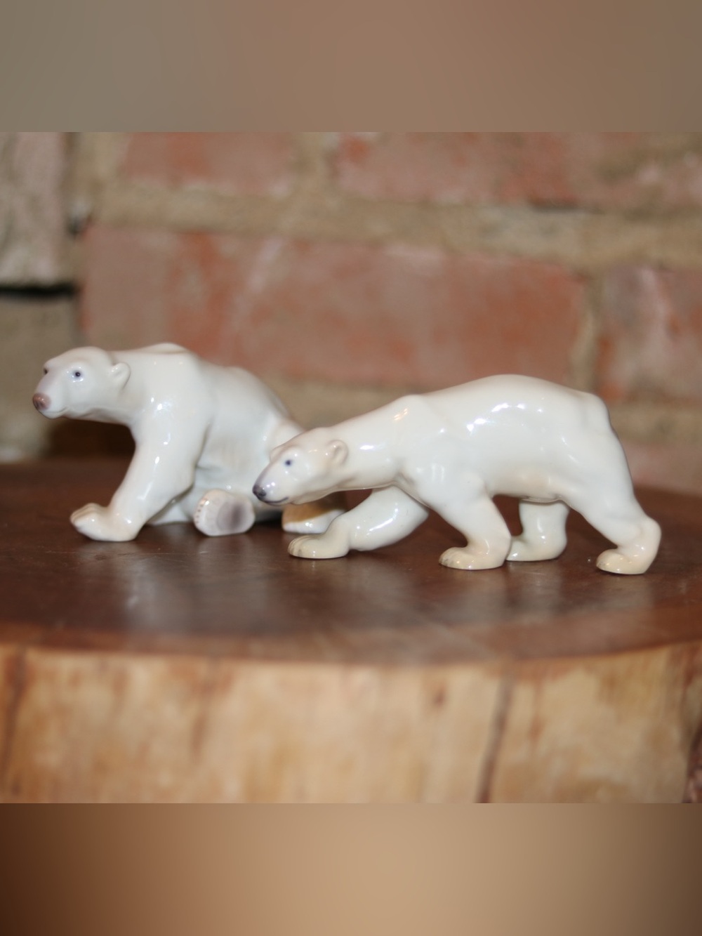 Bing & Grondahl Stunning Porcelain Polar Bears from Denmark